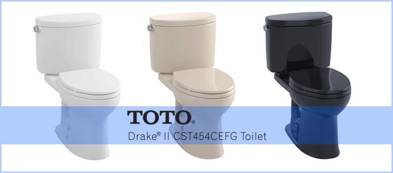 What color toilets are available from TOTO?