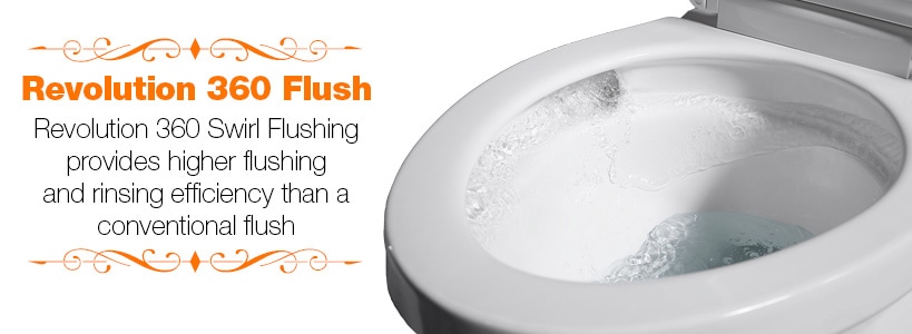 Revolution 360 Swirl Flush Technology
