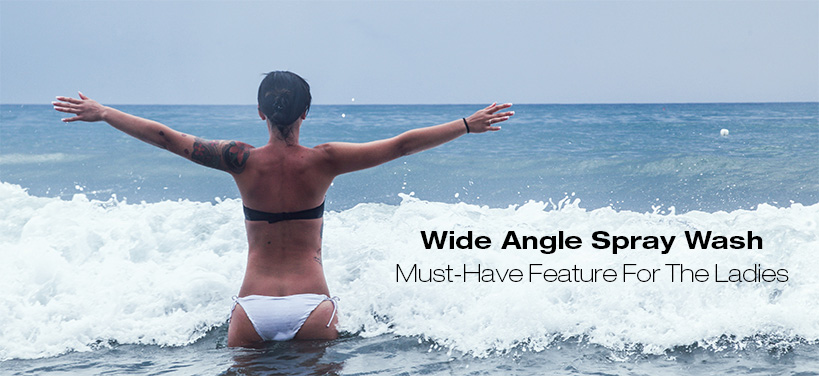 Wide Angle Spray Wash