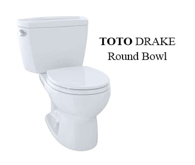 TOTO Drake Round Bowl Toilets