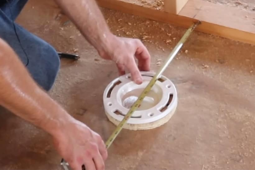 Toilet Rough-in Size Measurement
